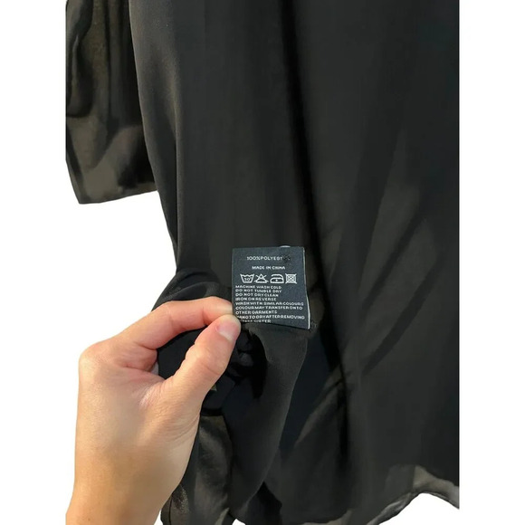 KILLSTAR Wednesday chiffon shirt dress Size Small - Picture 7 of 8